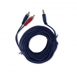 Shielded Phono Cable to Jack 10m